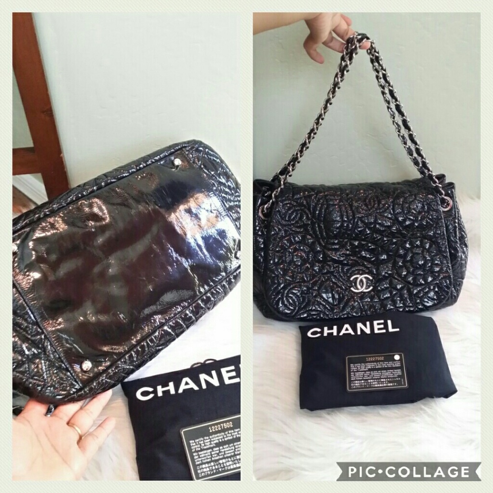 💥🍀SOLD 🍀💥SALECHANEL SHOULDER BAG WITH FLAP - Picture 4 of 4